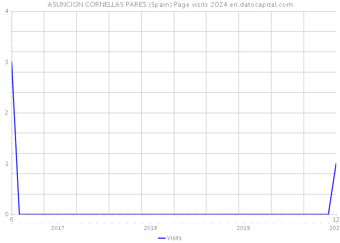 ASUNCION CORNELLAS PARES (Spain) Page visits 2024 