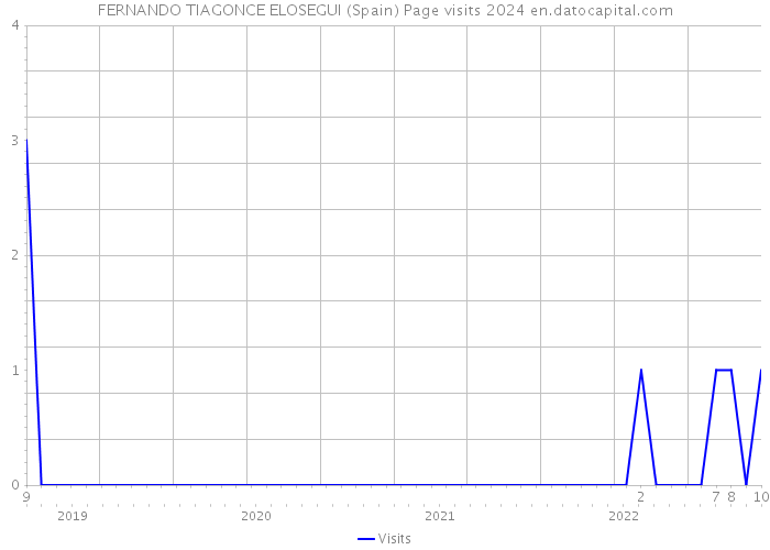 FERNANDO TIAGONCE ELOSEGUI (Spain) Page visits 2024 