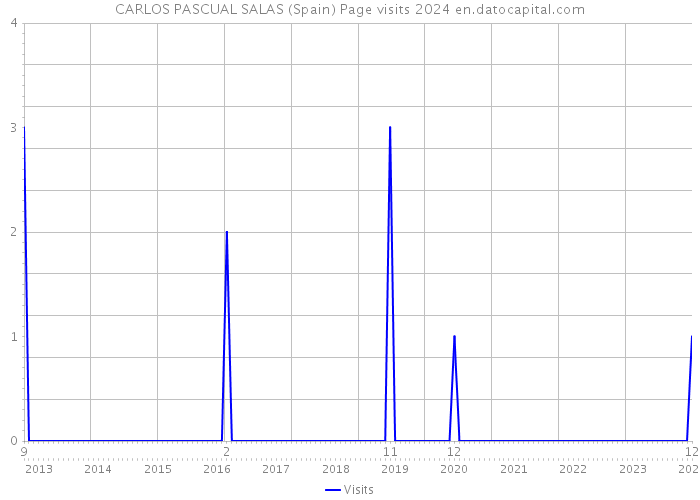 CARLOS PASCUAL SALAS (Spain) Page visits 2024 