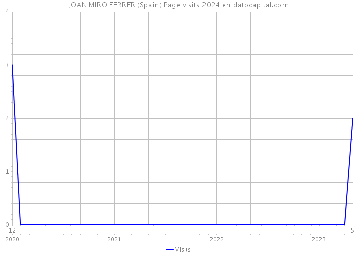 JOAN MIRO FERRER (Spain) Page visits 2024 