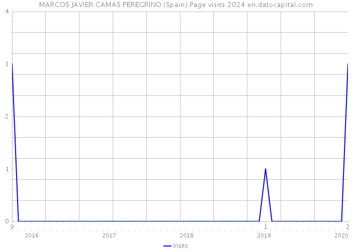MARCOS JAVIER CAMAS PEREGRINO (Spain) Page visits 2024 