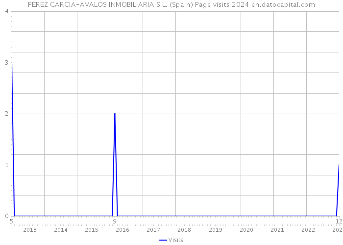 PEREZ GARCIA-AVALOS INMOBILIARIA S.L. (Spain) Page visits 2024 