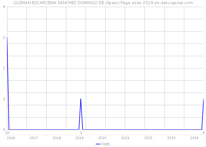 GUZMAN ESCARCENA SANCHEZ DOMINGO DE (Spain) Page visits 2024 