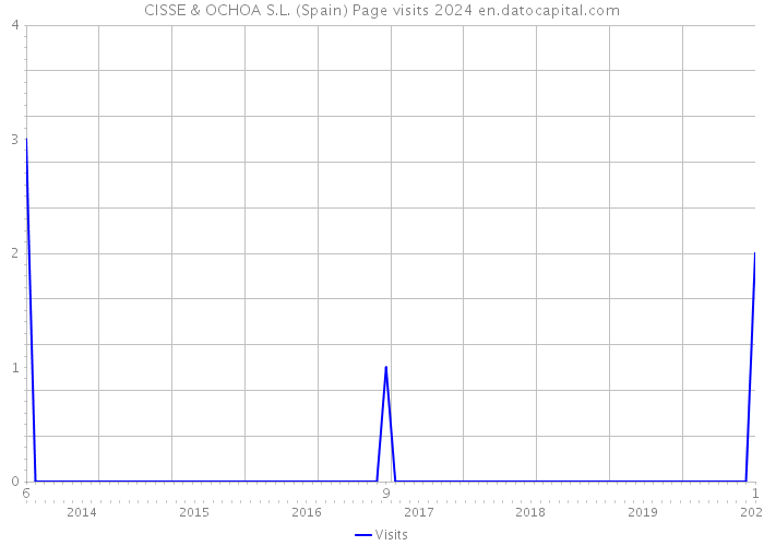CISSE & OCHOA S.L. (Spain) Page visits 2024 