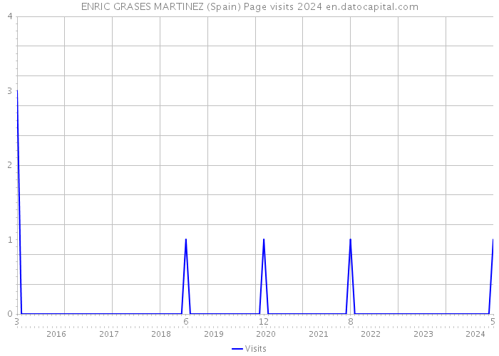 ENRIC GRASES MARTINEZ (Spain) Page visits 2024 