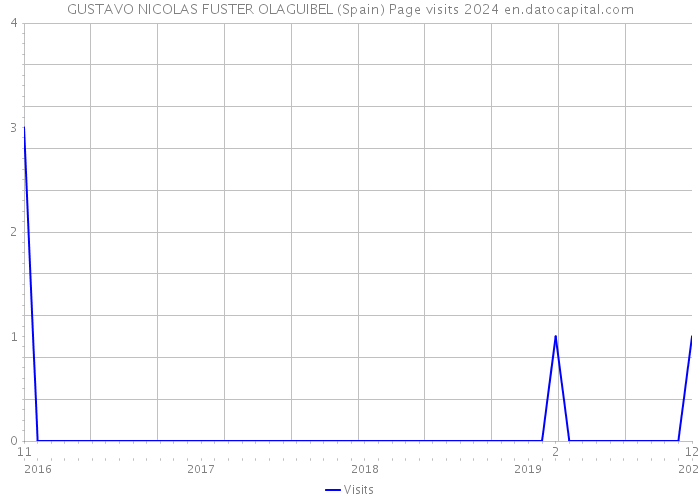 GUSTAVO NICOLAS FUSTER OLAGUIBEL (Spain) Page visits 2024 