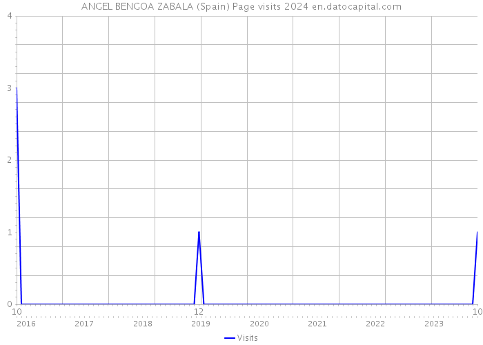 ANGEL BENGOA ZABALA (Spain) Page visits 2024 