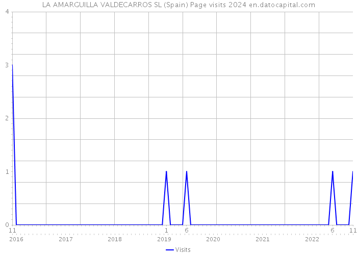 LA AMARGUILLA VALDECARROS SL (Spain) Page visits 2024 