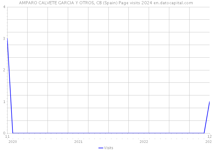 AMPARO CALVETE GARCIA Y OTROS, CB (Spain) Page visits 2024 