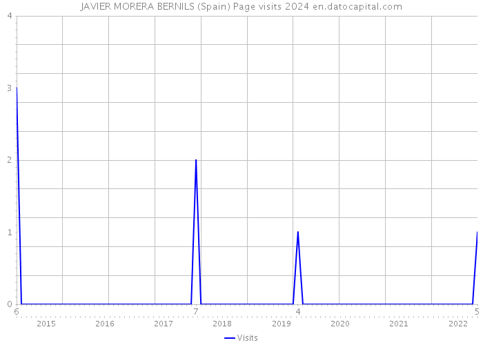 JAVIER MORERA BERNILS (Spain) Page visits 2024 