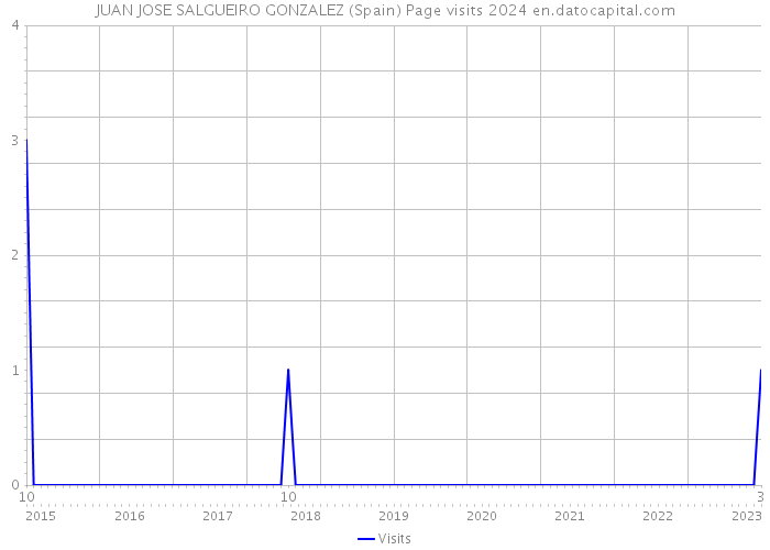JUAN JOSE SALGUEIRO GONZALEZ (Spain) Page visits 2024 