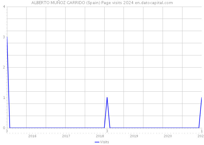 ALBERTO MUÑOZ GARRIDO (Spain) Page visits 2024 