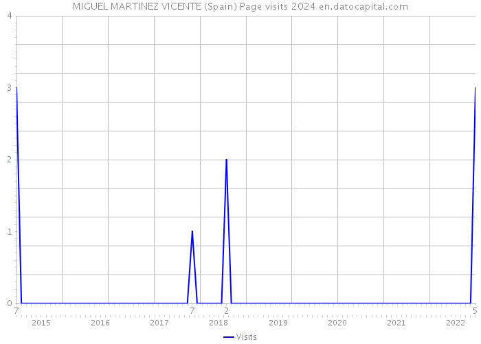 MIGUEL MARTINEZ VICENTE (Spain) Page visits 2024 