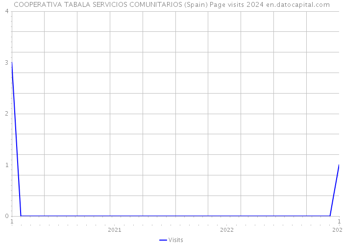 COOPERATIVA TABALA SERVICIOS COMUNITARIOS (Spain) Page visits 2024 