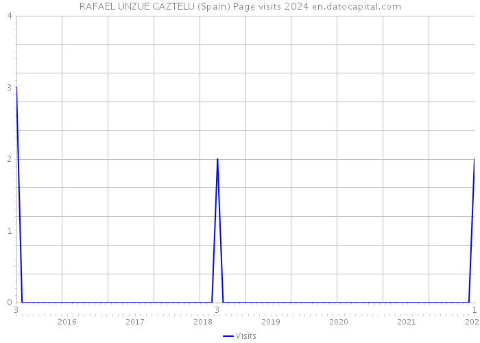 RAFAEL UNZUE GAZTELU (Spain) Page visits 2024 