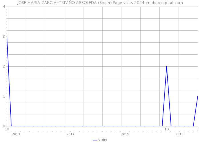 JOSE MARIA GARCIA-TRIVIÑO ARBOLEDA (Spain) Page visits 2024 