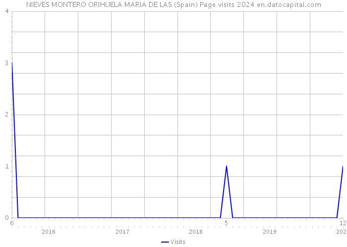 NIEVES MONTERO ORIHUELA MARIA DE LAS (Spain) Page visits 2024 