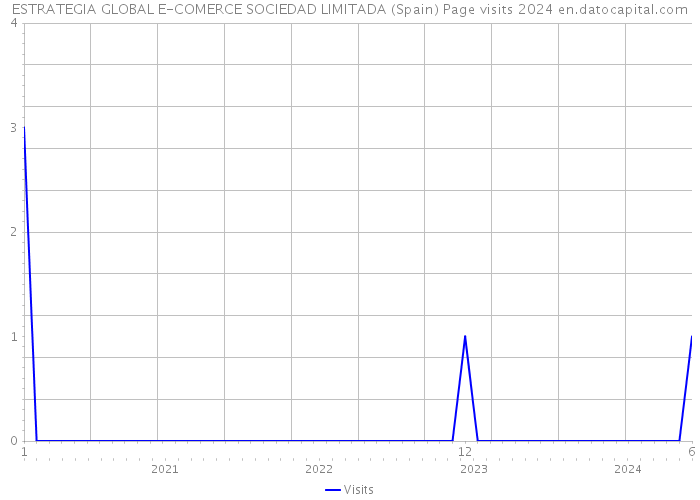 ESTRATEGIA GLOBAL E-COMERCE SOCIEDAD LIMITADA (Spain) Page visits 2024 