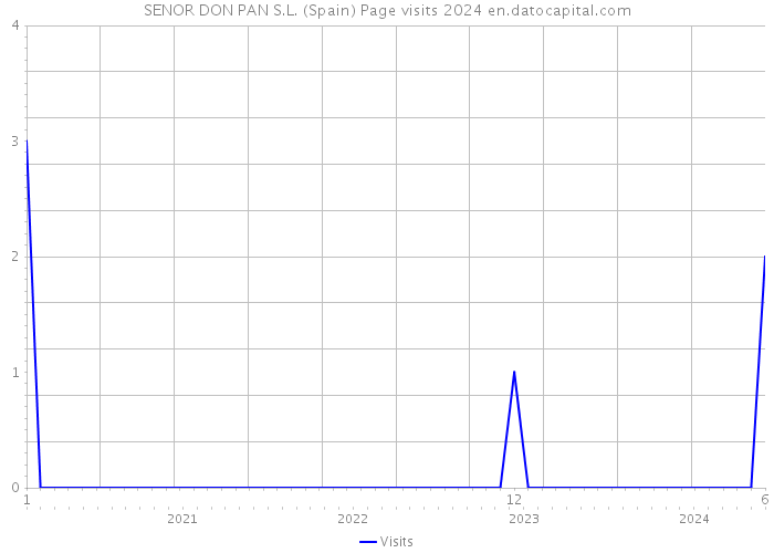 SENOR DON PAN S.L. (Spain) Page visits 2024 