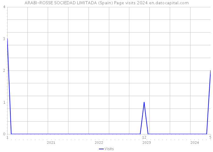 ARABI-ROSSE SOCIEDAD LIMITADA (Spain) Page visits 2024 