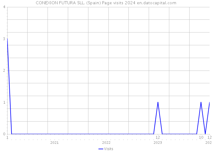 CONEXION FUTURA SLL. (Spain) Page visits 2024 