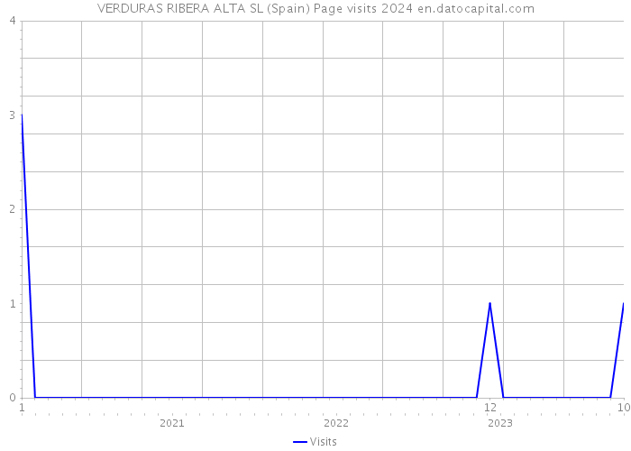 VERDURAS RIBERA ALTA SL (Spain) Page visits 2024 