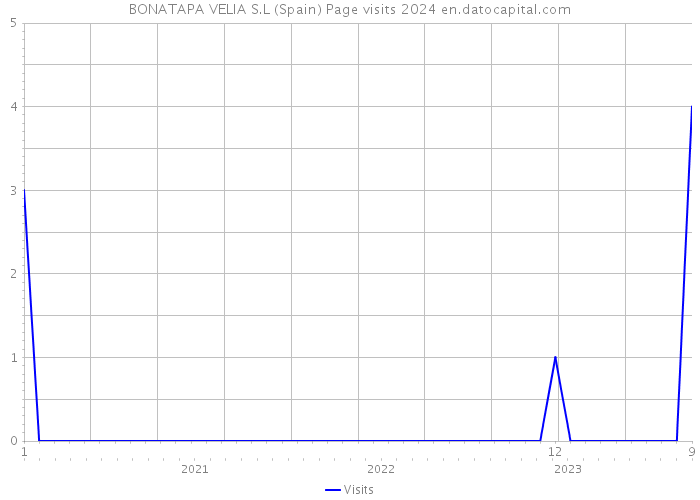 BONATAPA VELIA S.L (Spain) Page visits 2024 