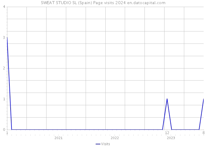 SWEAT STUDIO SL (Spain) Page visits 2024 