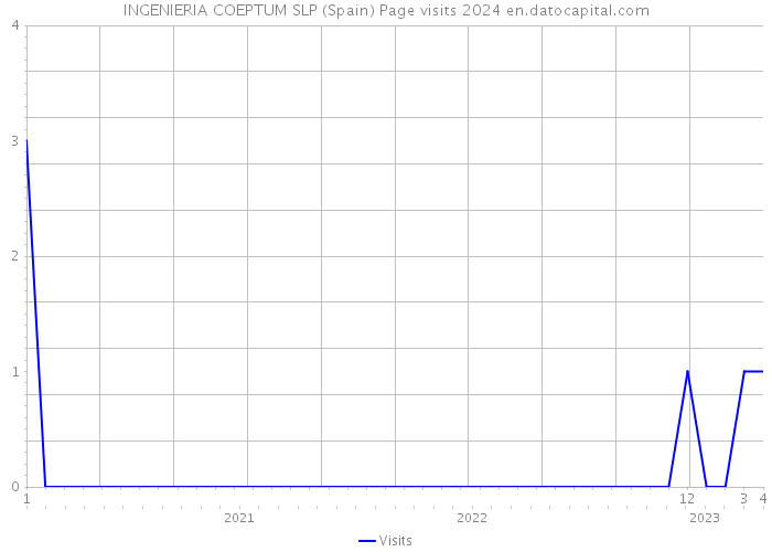 INGENIERIA COEPTUM SLP (Spain) Page visits 2024 