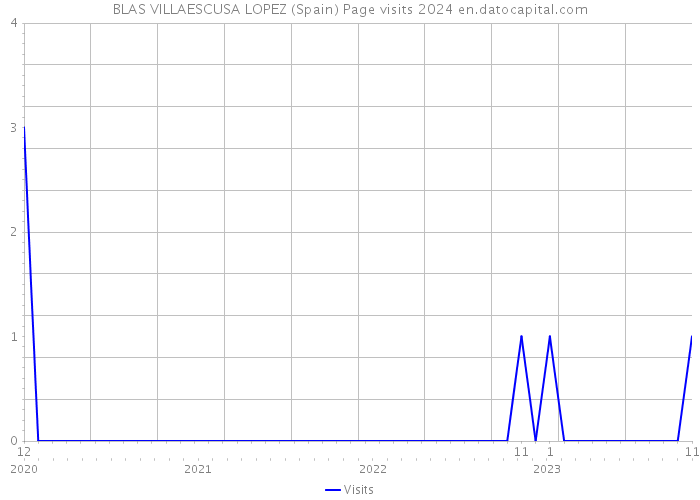 BLAS VILLAESCUSA LOPEZ (Spain) Page visits 2024 