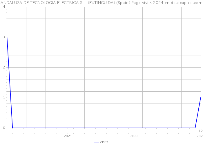 ANDALUZA DE TECNOLOGIA ELECTRICA S.L. (EXTINGUIDA) (Spain) Page visits 2024 