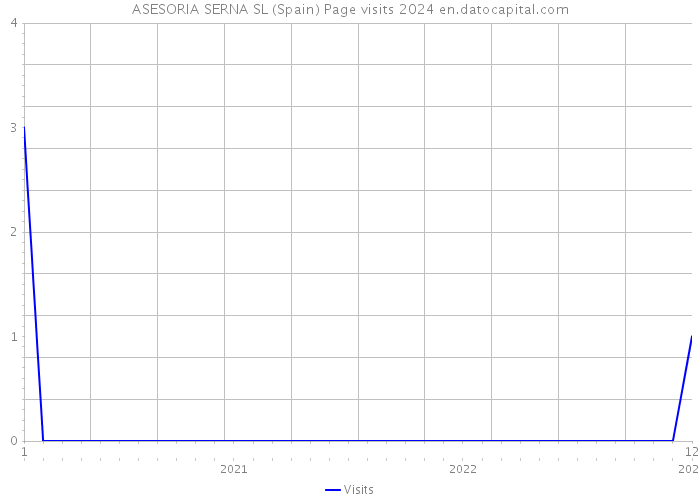 ASESORIA SERNA SL (Spain) Page visits 2024 