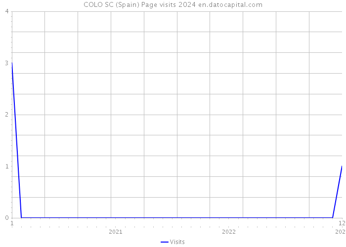 COLO SC (Spain) Page visits 2024 