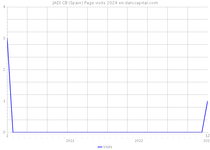 JADI CB (Spain) Page visits 2024 
