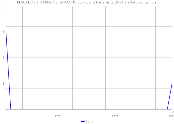 PESCADOS Y MARISCOS CAMACHO SL. (Spain) Page visits 2024 