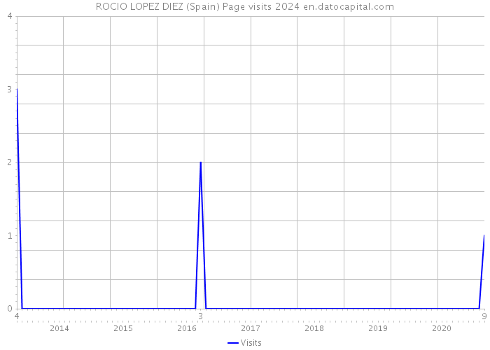 ROCIO LOPEZ DIEZ (Spain) Page visits 2024 
