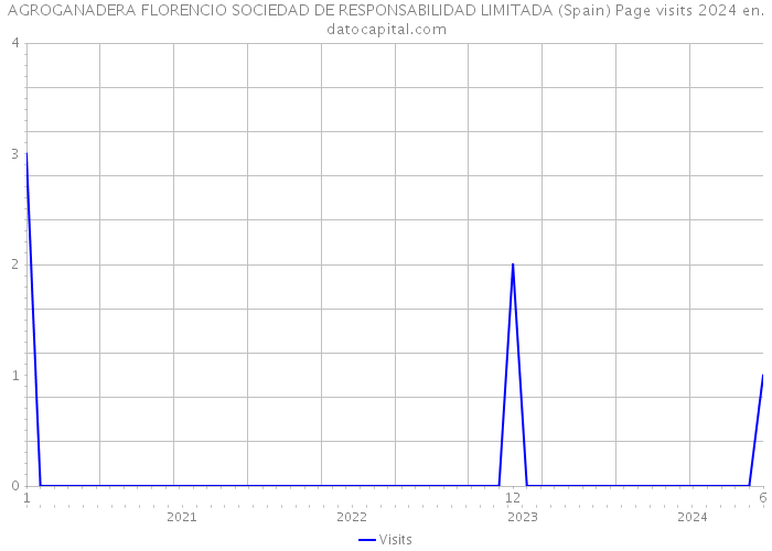 AGROGANADERA FLORENCIO SOCIEDAD DE RESPONSABILIDAD LIMITADA (Spain) Page visits 2024 