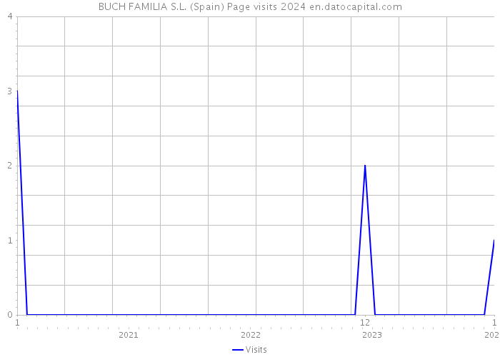 BUCH FAMILIA S.L. (Spain) Page visits 2024 