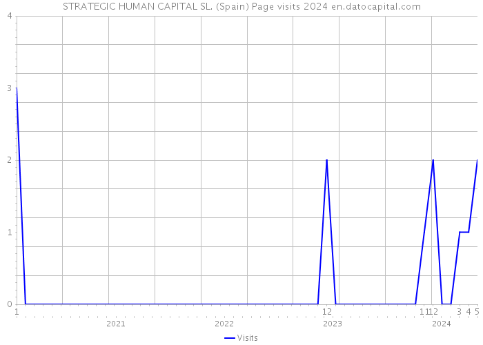 STRATEGIC HUMAN CAPITAL SL. (Spain) Page visits 2024 