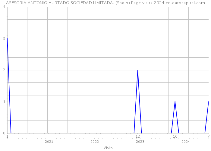 ASESORIA ANTONIO HURTADO SOCIEDAD LIMITADA. (Spain) Page visits 2024 