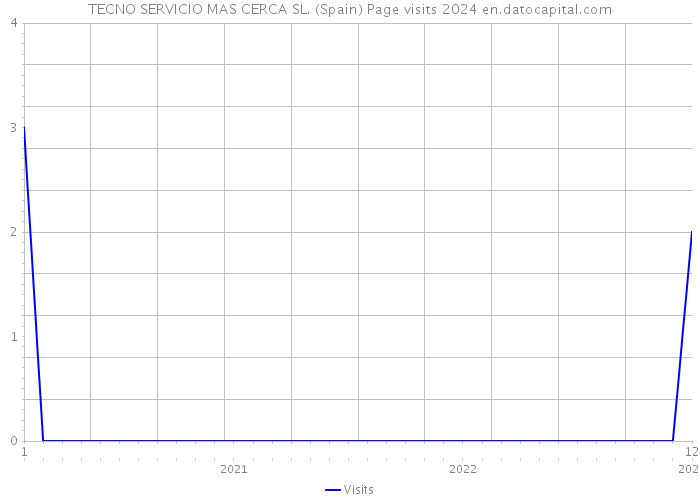 TECNO SERVICIO MAS CERCA SL. (Spain) Page visits 2024 