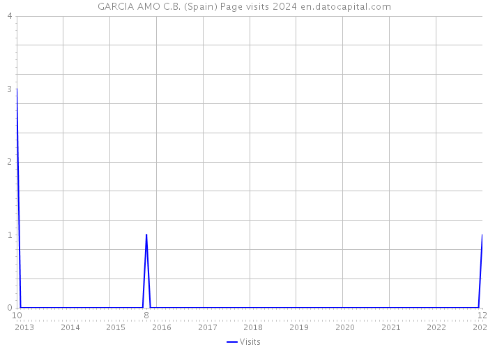GARCIA AMO C.B. (Spain) Page visits 2024 