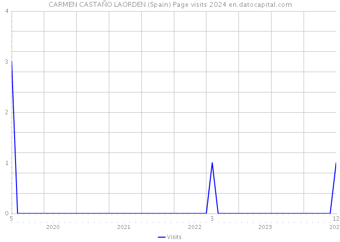 CARMEN CASTAÑO LAORDEN (Spain) Page visits 2024 