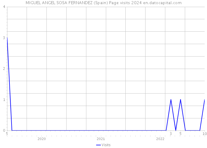 MIGUEL ANGEL SOSA FERNANDEZ (Spain) Page visits 2024 