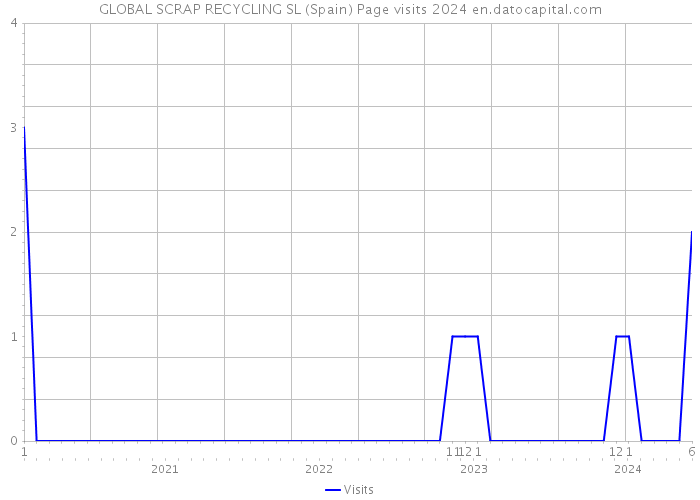 GLOBAL SCRAP RECYCLING SL (Spain) Page visits 2024 