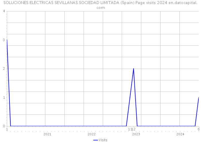 SOLUCIONES ELECTRICAS SEVILLANAS SOCIEDAD LIMITADA (Spain) Page visits 2024 
