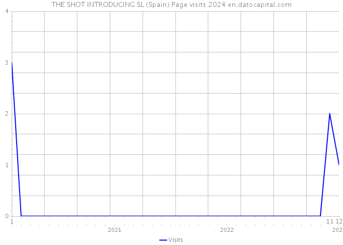 THE SHOT INTRODUCING SL (Spain) Page visits 2024 