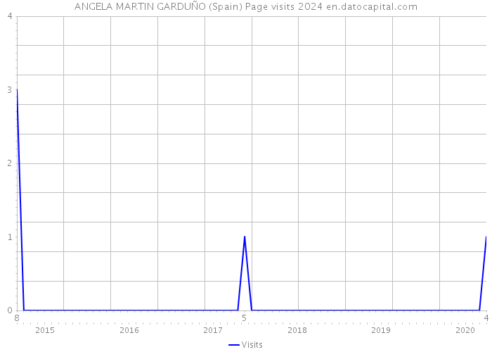 ANGELA MARTIN GARDUÑO (Spain) Page visits 2024 