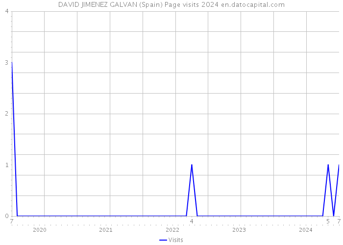 DAVID JIMENEZ GALVAN (Spain) Page visits 2024 