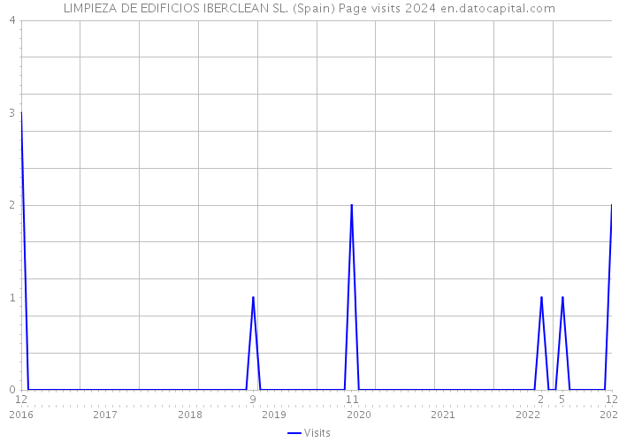 LIMPIEZA DE EDIFICIOS IBERCLEAN SL. (Spain) Page visits 2024 